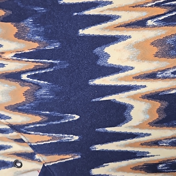 Free People Movement Half Time Printed Hoodie Navy NWOT - Picture 5 of 9